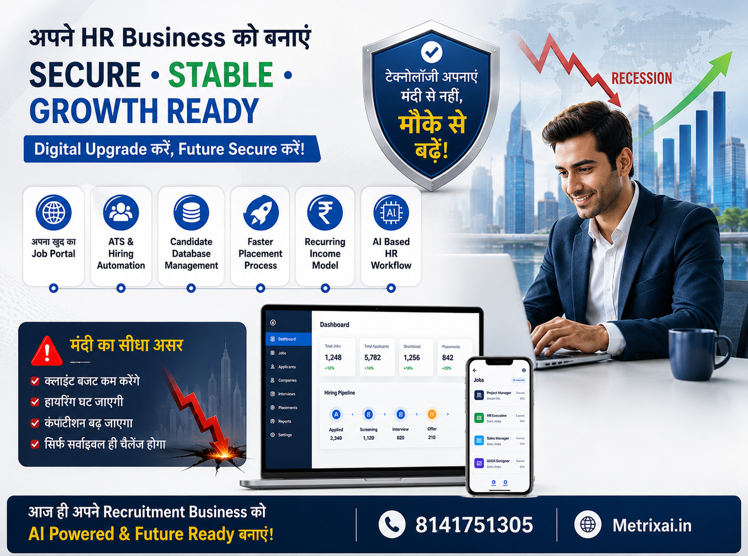 2026 Economic Slowdown: How HR Consultants & Placement Agencies Can Secure Their Business